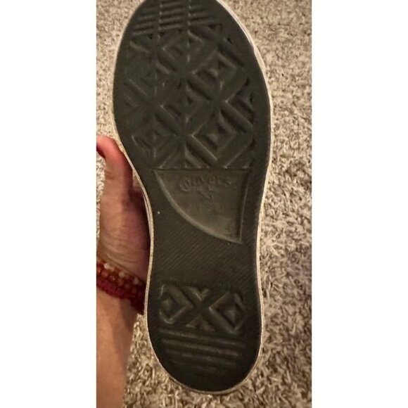 Converse All Star Chuck Taylor High Top Sneakers Silver Womens 6.5 US / 4.5 UK - Picture 7 of 7